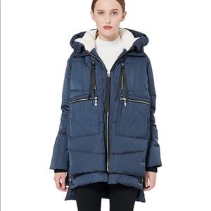 Orolay Navy blue down jacket